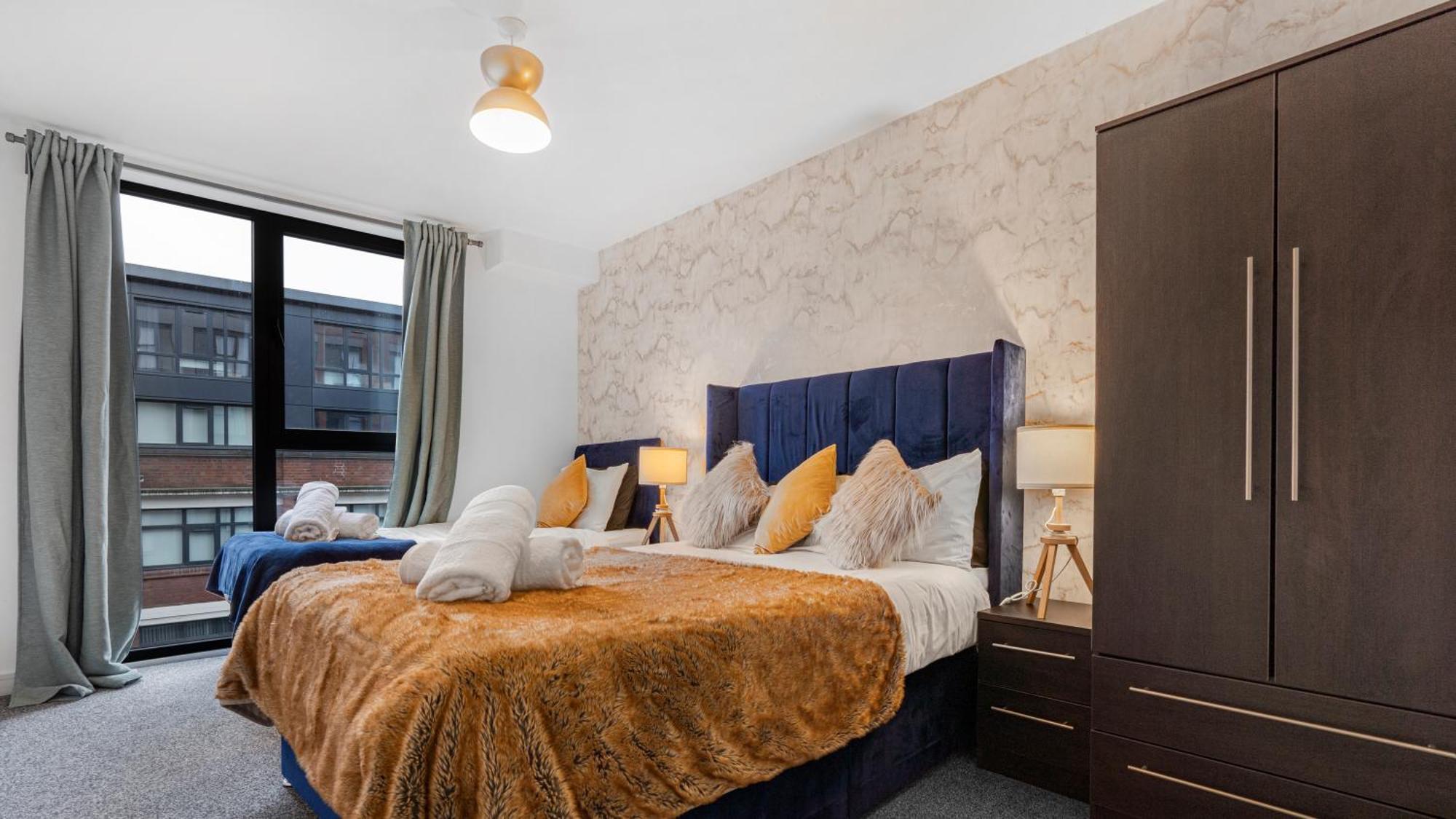 バーミンガムOceanic Bliss: 2 Bed 2 Bath + Free Park + Netflixアパートメント エクステリア 写真