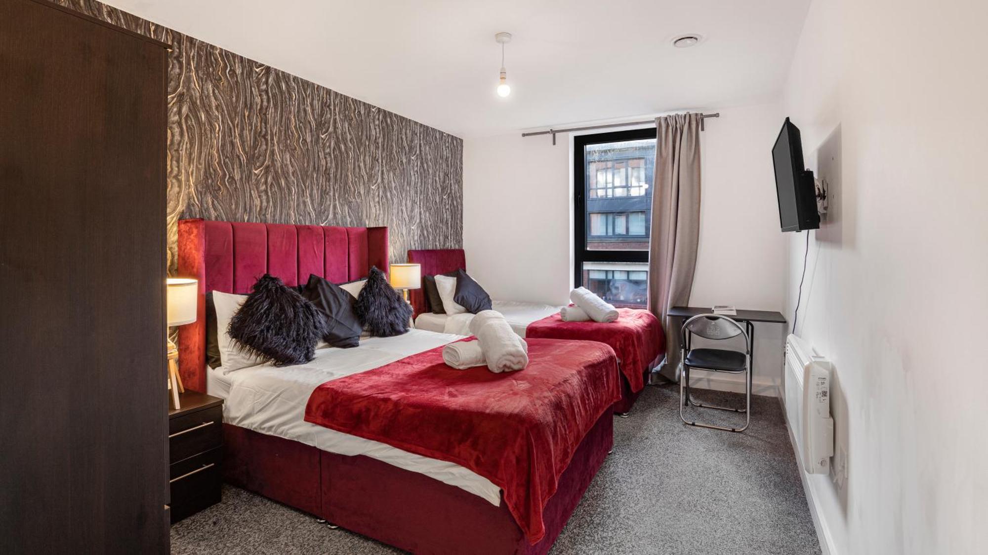 バーミンガムOceanic Bliss: 2 Bed 2 Bath + Free Park + Netflixアパートメント エクステリア 写真