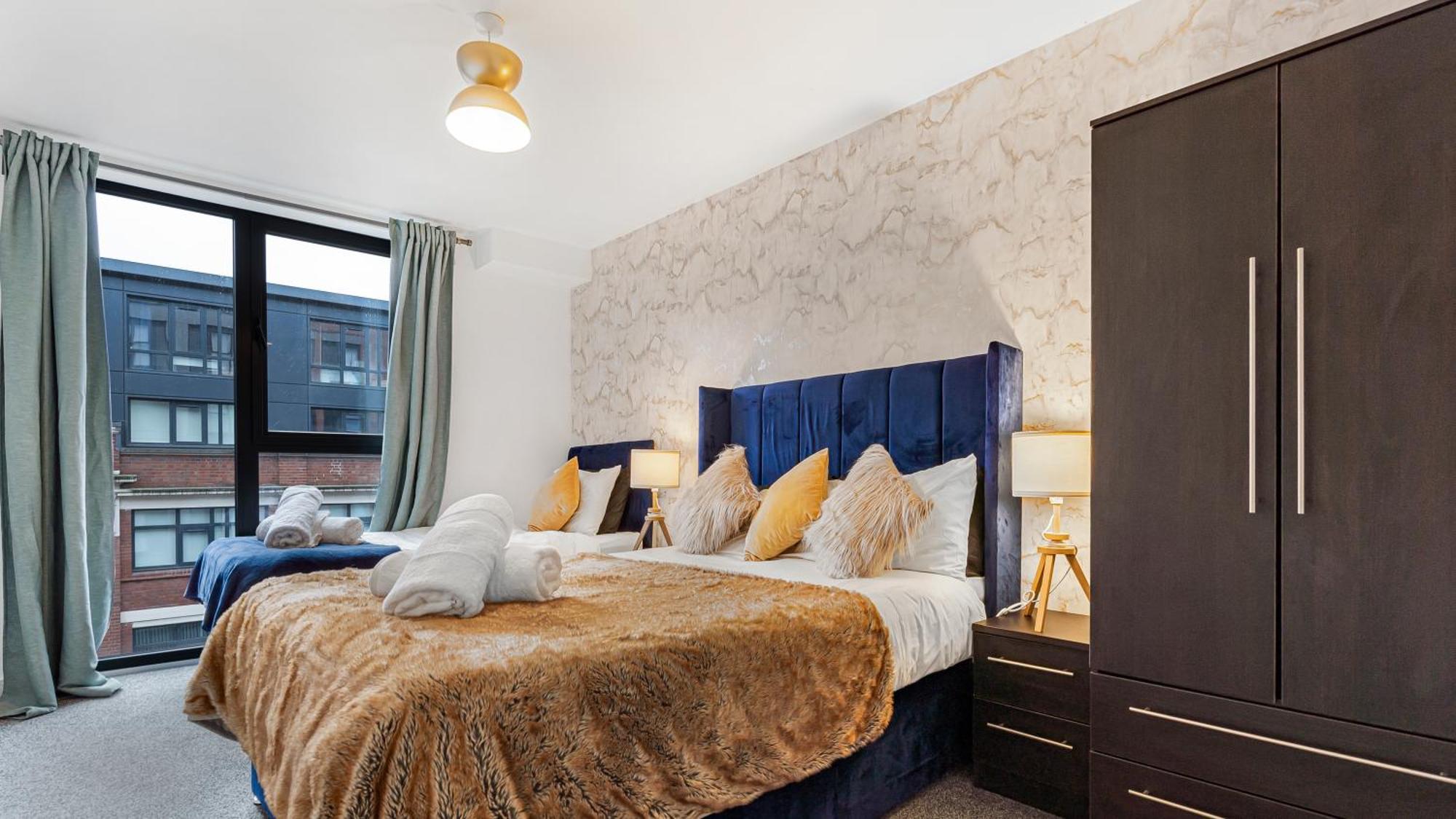 バーミンガムOceanic Bliss: 2 Bed 2 Bath + Free Park + Netflixアパートメント エクステリア 写真